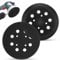 5 Inch 8 Hole Black Orbital Sander Replacement Backing Pad for High Speed Polishing