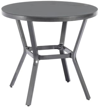 TrendLine Gartentisch Aluminium Pero Ø 80 cm anthrazit Aluminiumtisch
