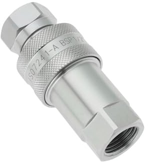 SG Store Raccord Hydraulique à Dégagement Rapide Jeu de Filetage BSP 1/2 Pouce Connecteur Mâle et Femelle pour Tracteur Chargeur Équipement de Construction de Véhicules Agricoles