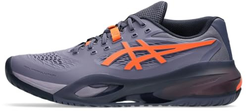 ASICS 1041A481-500 Gel-Resolution X Men Greyish Purple/NOVA Orange UK 8.5