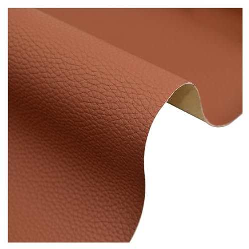 Kunstleder Reparaturset Selbstklebender Leder-Reparaturflicken, 7.9X55.9 Zoll, PU-Leder-Reparaturset Für Möbel, Ledercouch-Flicken(Dark orange)