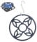 Trivet for Gas Hob, Cast Iron Work Support Gas Ring Reducer, Decorative Non Slip Metal Coasters Heavy Duty Table Mats for Kitchen Cooktop 19cm