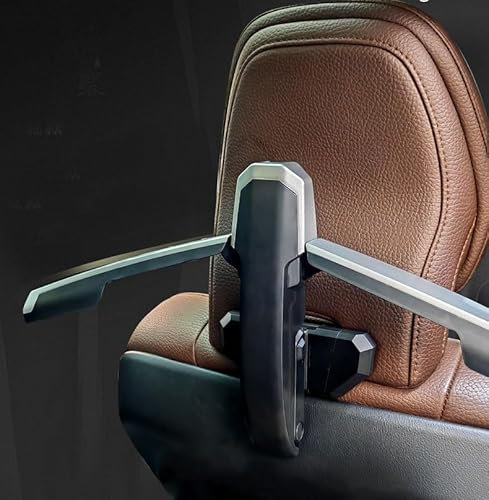 lixuejian Porte-Manteaux pour Voiture,pour BMW 1/2/3/4/5/6/7/8-Series etc,Accessoires pour Dossier de Siège.,Color-Silver