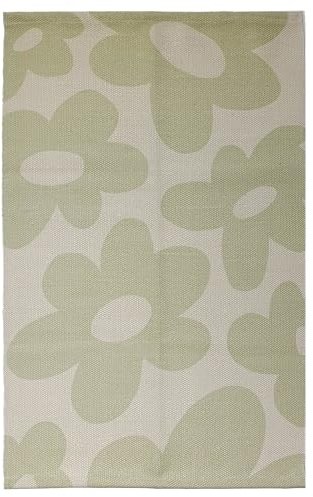 Olivia Rocco Printed Rug Modern Floor Rugs for Living Room Bedroom Hallway Office Non-Slip Backing Soft Lightweight, Jardin 60x90cm