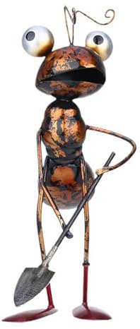 Stgbcst Eisen Ameise Blumentopf – Metall Ameise Blumentopf Deko für Garten, Balkon und Terrasse, 12.5 * 16 * 33 cm – Kreative Zimmerpflanzen-Dekoidee für Blumenliebhaber (Stil 3)