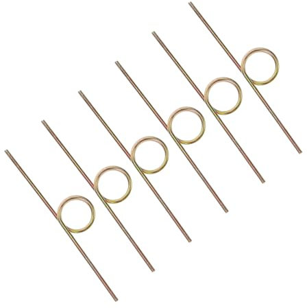 Mobestech 6stücke Metall-torsionsfeder Für Mülltonnen-deckel Verstellbar Ersatzteile Für Klappdeckel Robuste Federn Für Abfallsammler Einfach Zu Montieren