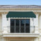 RELAX4LIFE Tenda da Sole a Morsetto per Balcone con Lungezza 1,5M/2M/2,5M/3M/3,5M/4M, Altezza Regolabile da 2M a 3M, Montaggio senza Forare, Manovella Manuale (2Mx1,75M,VERDE)