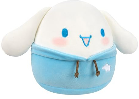 Squishmallows Original Sanrio 8-Inch Dabodabo Hoodie Cinnamoroll – Official Jazwares Plush (Little)