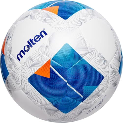 Molten Vantaggio 3150 Hybrid Advanced Bonded Fußball, FIFA-Qualitätskontrolle, weich gepolsterte TPU-Abdeckung für hervorragende Formbeständigkeit, Größe 5, für Jungen und Mädchen ab 14 Jahren und