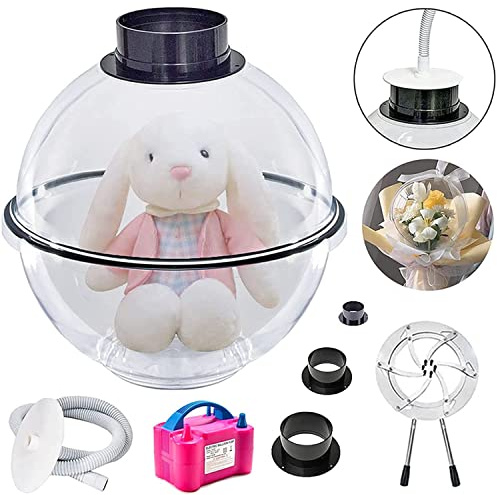 Electric Balloon Filling Machine with Pump and Tools for Valentine Wedding Birthday Decor and Bouquet Stuffer