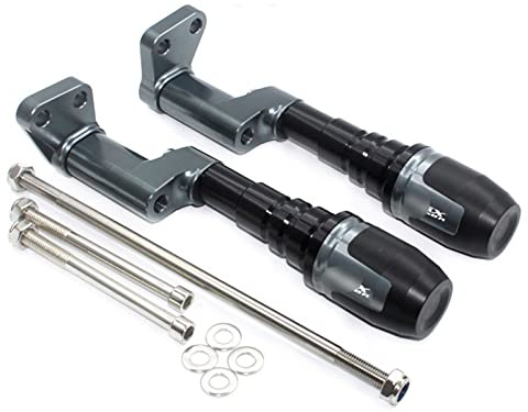 Sturzpads Motorrad Für S┐UZUKI GSX250R GSX-250R DL250 GSX 250 GW250 GW250 Motorrad Motor Fallschutz Frame Slider Anti Crash Pad Protector(Titanium)