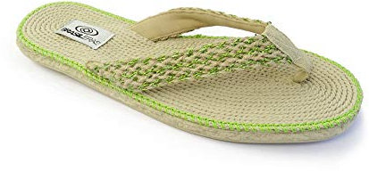 BRASILERAS Tongs Femme Antidérapantes Confortables Chaussures de Plage/Piscine/urbaines Vert 36 EU