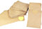 BOELLRUNO 100Stück 9 * 13cm Kleine Mini Papiertüten Papierbeutel Kraftpapier Papiertüten Papierbeutel Kraftpapierbeutel Süßigkeitstasche Samentüten+120Stück Herzförmiger Kraftpapier-Aufkleber