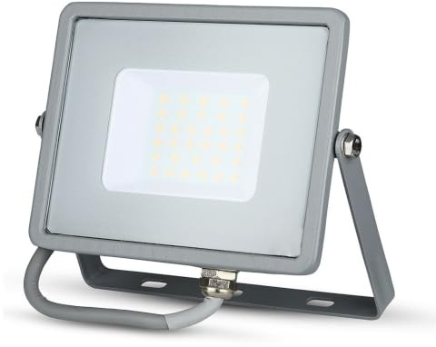 V-TAC LED Floodlight 30W 6400K Grey VT-30