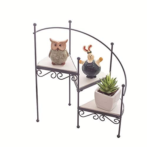 RANRANJJ Garden Planters Multi Tiered Decor Patio Corner Potted Plants Stand Indoor Outdoor Art Spiral Staircase Flower Stand Home Fleshy Small Potted Ornaments Floor Rack