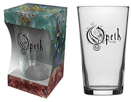Opeth Pint Glass Band Logo Sorceress Official Boxed One Size