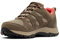 Columbia Redmond 3 WP, Scarpe da Trekking Basse Donna, Pebble/Red Coral 2023, 40 EU