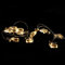 SOLUSTRE Ostern Lichterkette LED Kaninchen 10 LEDs OHNE Batterie Transparente Osterhasen Figuren Schnur Licht Außen Innen Beleuchtet Ostern Festival Party Wand Fenster Hängend Dekoration