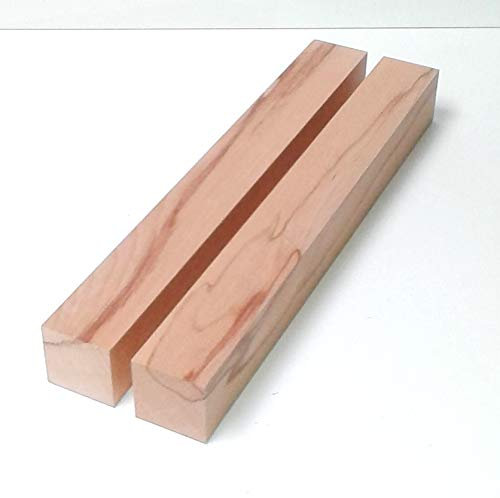 Martin Weddeling - Massive Kernbuche Kanthölzer, 6x6cm stark, 10cm lang, Natur, Holz, Quadrat, Commercial, Holzwerkstoff