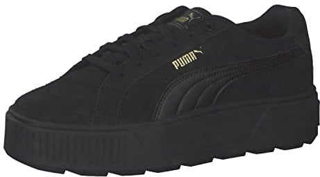 PUMA Damen Karmen Sneaker, Black Team Gold, 40 EU