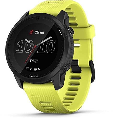 Garmin Orologio GPS Forerunner 945 LTE Bundle, neongelb-schwarz