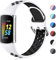 CeMiKa Correas Silicona Compatible con Correa Fitbit Charge 5/Correa Fitbit Charge 6, Bandas Ajustable Impermeable Deportivas Suaves Transpirables para Correa Charge 5/Charge 6, Pequeño Ggrande
