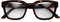 LONDON MOLE Tricky Rechteckige Lesebrille | Coole Leser | Stilvolle Brille für Herren Damen Unisex | Federscharniere | Mattbraunes Schildpatt | + 1,0 Vergrößerung