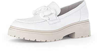 Gabor Damen Slipper, Frauen Slip On,Wechselfußbett,Best Fitting,Mokassins,Halbschuhe,Slides,Schlupfschuhe,Loafer,Latte (Creme),38.5 EU / 5.5 UK