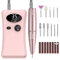 Elektrische Nagelfräser 35000 U/min, Urbuti 11 in 1 Professionell Maniküre set, USB Aufladbare Elektrische Nagelfeile mit Nagel bits für gelnägel Nagellack