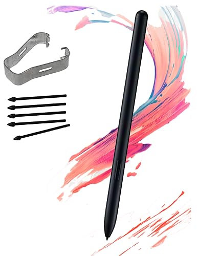 Eingabestift Ersatz für Samsung Galaxy Tab S9 Ultra S Pen, Stift für Galaxy Tab S9, S9+, S9 Ultra GH96-16016A, mit Spitzen/Federn (ohneBluetooth),Schwarz