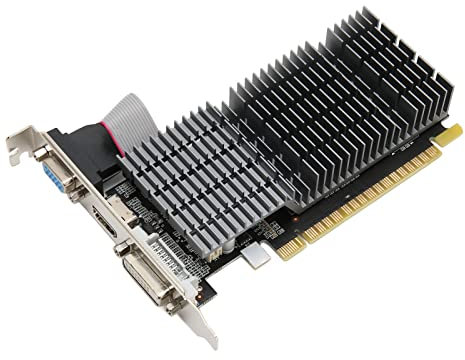 GT710 Graphics Card, 4G GDDR3 64bit PC Gaming Video Card, 3840x2160, HDMI VGA DVI Output, PCI Express X16 2.0, Supports for DirectX 11