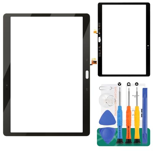 Kit de réparation d'écran tactile pour Samsung Galaxy Tab S 10,5 SM-T800 SM-T805 T800 T805 (noir, écran LCD non inclus)