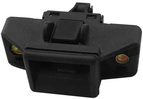 LT Easiyl Loquet de Verrouillage Hayon de Coffre Arrière de Voiture Loquet de Porte de Hayon Serrure de Coffre en Plastique ABS 7700838546 7700791731 Compatible avec Renault Clio 2, Noir