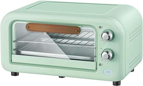 BTURYT 12 -Liter Home Electric Oven, Mini Multifunction Retro Toaster Oven, Adjustable Temperature Control, 800 W Timer And 60 Minutes, 2 Accessories