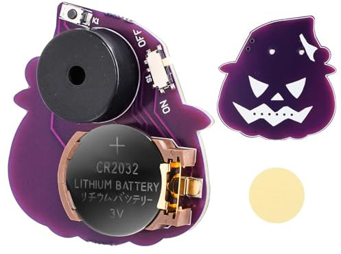 BTFO Generadores De Ruido de Grillos, Máquina de Ruido Molesto Estilo Mago de Calabaza con 16 Sonidos Generador de Pitidos de Ruido Oculto para Fiesta Escolar en Casa (Morado)