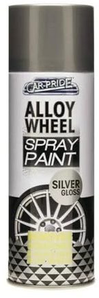 SDMAX Silver Alloy Wheel Spray Paint, Gloss Finish, Corrosion And Rust Protection, Fast Drying, Easy To Use, Lightweight And Portable, Multipurpose Use, 400ml (1pcs)