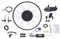 Brride 28 & 29 E-Bike Umbausatz 48V 1000W Hinterrad-Brushless Nabenmotor Kits mit LCD Display, Electric Bike Conversion Kit Ebike Conversion Kit Hinterradmotor (1000W Hinterrad)