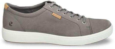 ECCO Mens Soft 7 430004 Leather Steel Trainers 10 UK