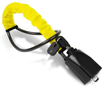 YYTERI Car Steering Lock Anti-Theft T-Bar Wheel Lock for VW Polo 2019-2023 2024 Heavy-Duty Immobilizer with Pickproof Design to Secure Your Vehicle,C