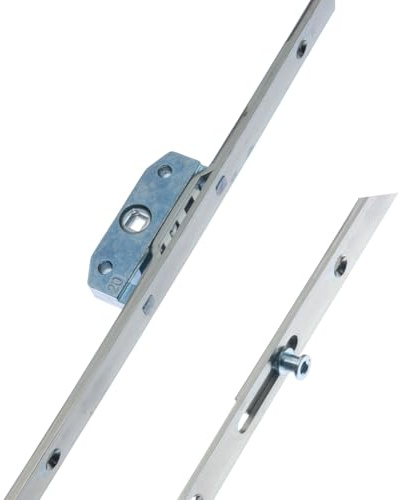 Espagnolette Bar Window Lock – High-Security Multipoint Locking System for uPVC, Timber & Aluminium Windows, Chrome Finish, Weather-Tight Seal (250mm x 22mm)