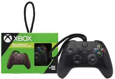 Xbox Controller Shaped Soap on a Rope – Fun Gamer Gift 180g Novelty Bath Soap for Men & Teens