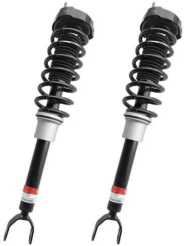 2x Stoßdämpfer Federbein Vorne für Mercedes W211 S211 RWD E280 E320 E500 | 2003-2009 2matic Links Rechts mit Schraubenfeder und Domlagern A2113231100 A2113239100 A2113233300 A2113235500