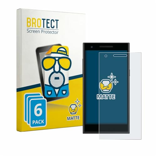 BROTECT Entspiegelungs-Schutzfolie für Philips S396 (6 Stück) Matte Displayschutz-Folie, Anti-Reflex, Anti-Fingerprint