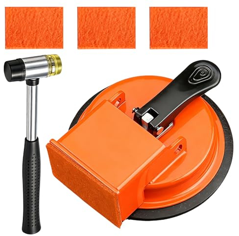 Floor Gap Fixer Tool Set, Heavy Duty Suction Cup Laminate Flooring Tools | Wood, Vinyl Plank 3Pcs Replacement Pads for Floor Repair Installation Maintenance Gaps Fixing