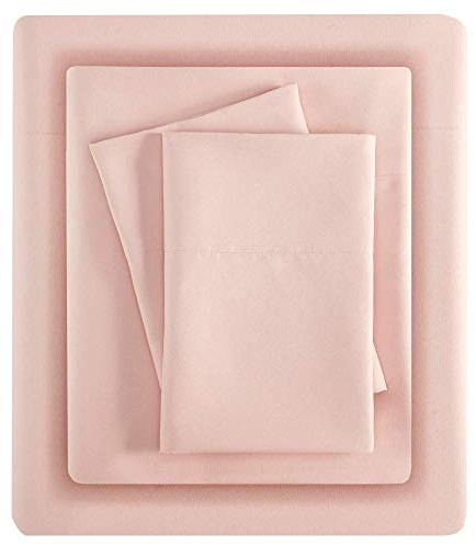 Madison Park 3M Microcell King Sheet Set, Moisture Wicking, 4Pcs, Blush