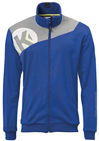 Kempa Kinder Kinder Jacke Core 2.0 Poly Jacke, royal/dark grau melange, 116, 200219604