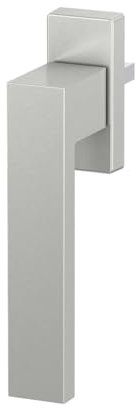 Design Aluminium Fenstergriff Dublin - pulverbeschichtet, Farbe:Silber F1, Stiftlänge:35mm