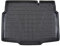SCOUTT | Bandeja para maletero compatible con Crossland X a partir de 2017 (base inferior), con borde alto, alfombrilla protectora para el maletero, estriada, enrollable
