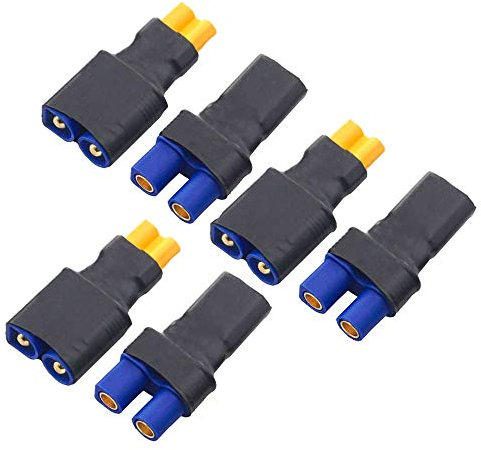 3 Paires XT30 à EC3 Prise Femelle Adaptateur mâle connecteur sans Fil pour RC FPV Drone Voiture Lipo NiMH Chargeur de Batterie ESC