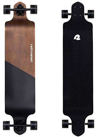 Retrospec Tidal 41-inch Drop-Down Longboard Skateboard Complete 41-Inch